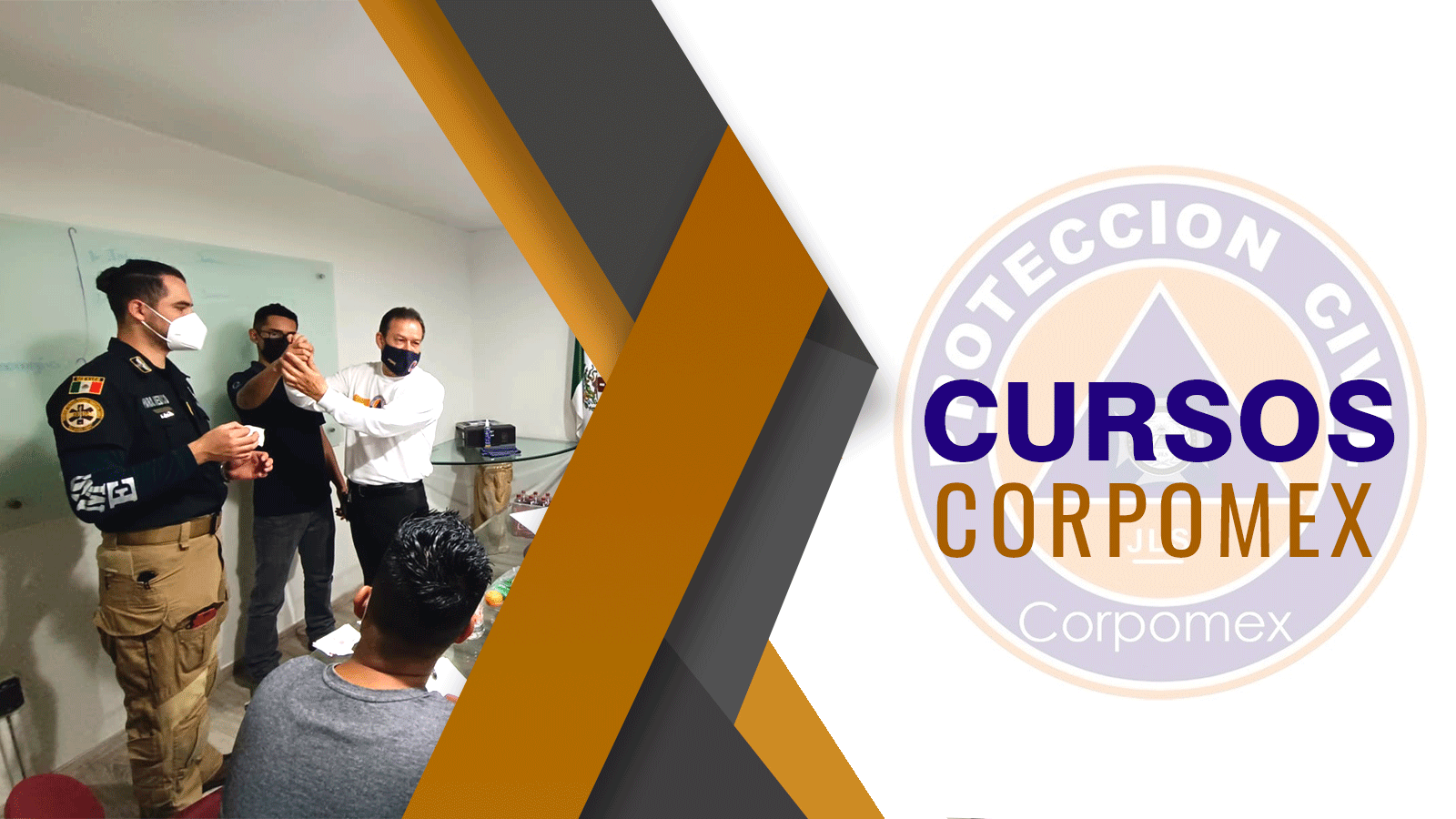 Cursos de protección civil CORPOMEX